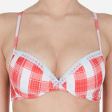 Tartan Balconette Bra