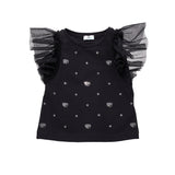 EYE STAR ALL-OVER TULLE T-SHIRT