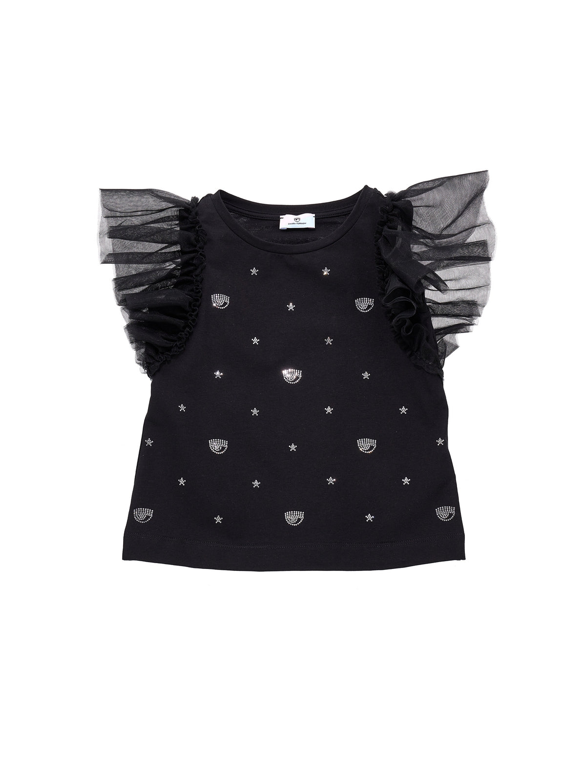 EYE STAR ALL-OVER TULLE T-SHIRT