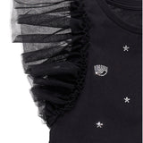 EYE STAR ALL-OVER TULLE T-SHIRT