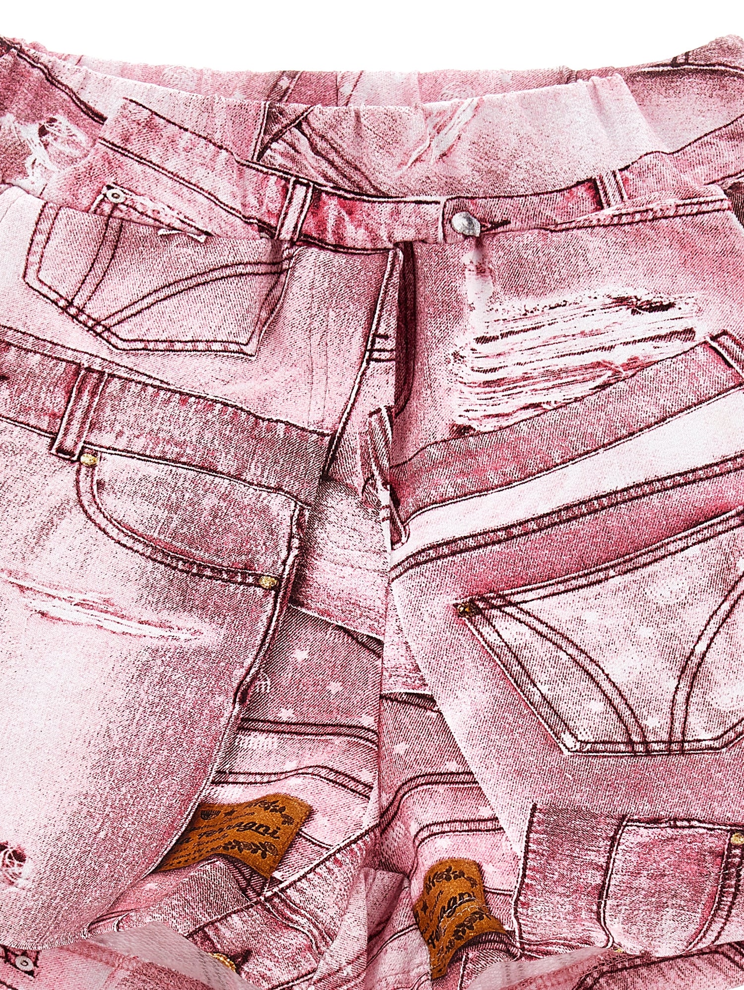 DENIM PRINT SHORTS – Chiara Ferragni Brand - Main Image