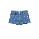 EYE STAR ALL-OVER DENIM SHORTS