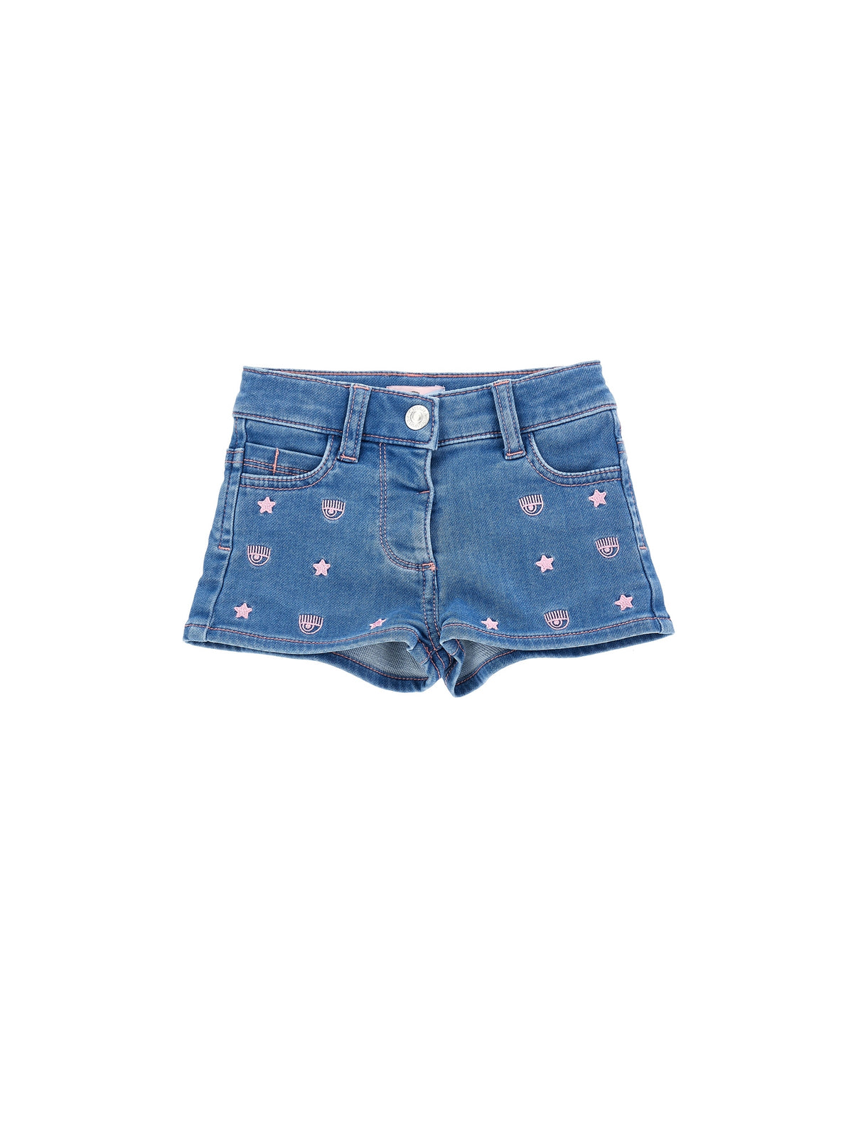 EYE STAR ALL-OVER DENIM SHORTS