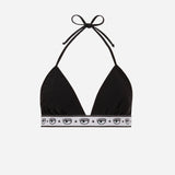 Maxi Logomania Bikini Top