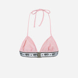 Maxi Logomania Bikini Top