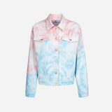 TIE DYE JEANS JACKET