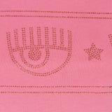 MAXI LOGOMANIA RHINESTONE T-SHIRT