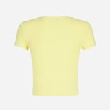 RIBBED JERSEY T-SHIRT
