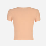 RIBBED JERSEY T-SHIRT
