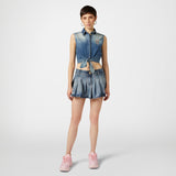 FERRAGNI TENNIS CLUB DENIM BLOUSE