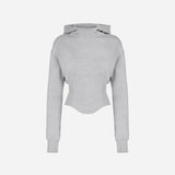 CORSET JERSEY SWEATSHIRT