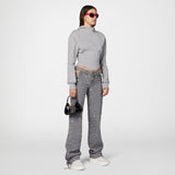 CORSET JERSEY SWEATSHIRT