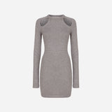 ICONIC LOGO LUREX DRESS