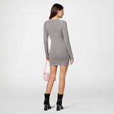 ICONIC LOGO LUREX DRESS