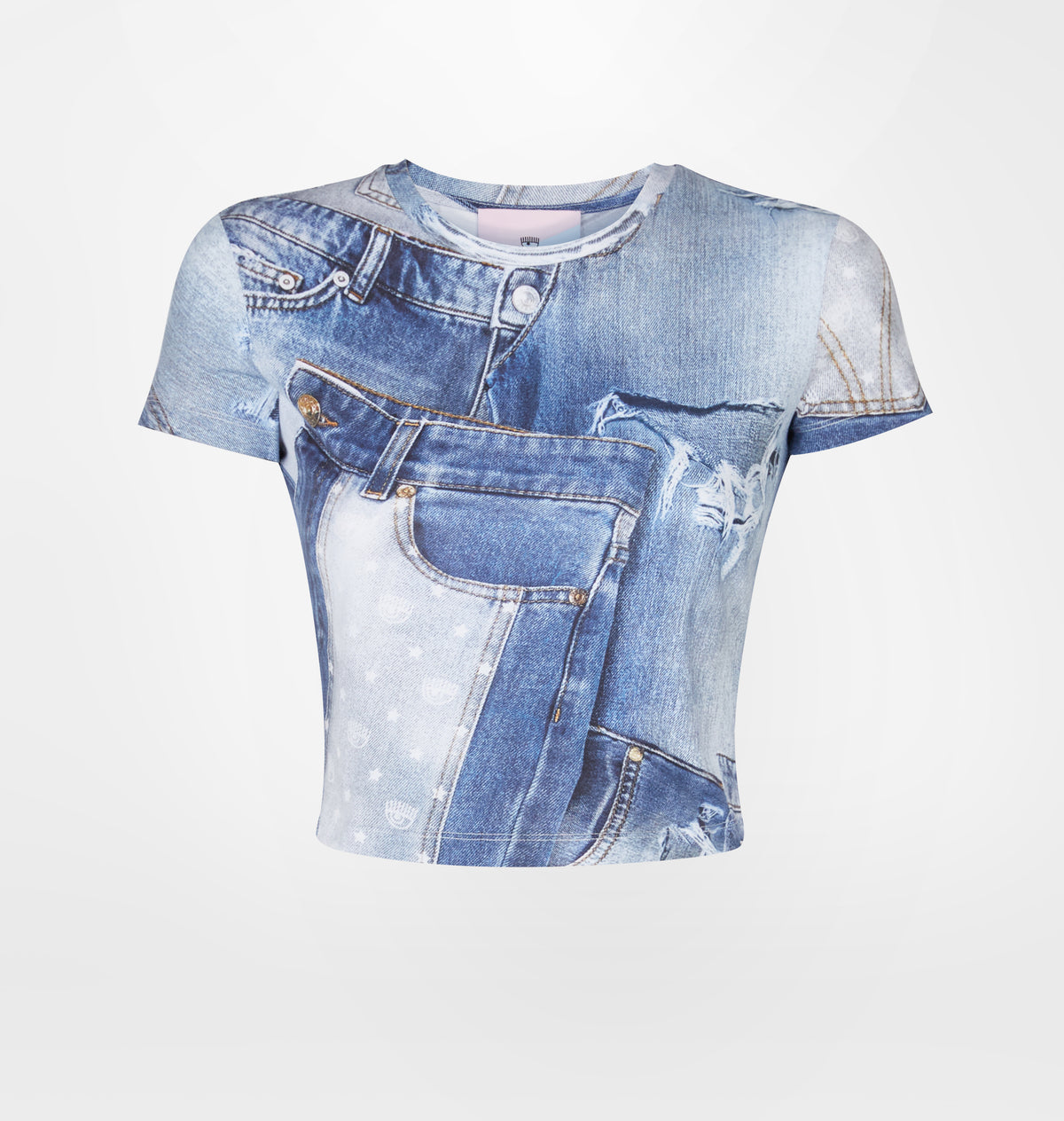 DENIM PRINT T-SHIRT