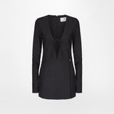 ALLOVER RHINESTONE DRESS