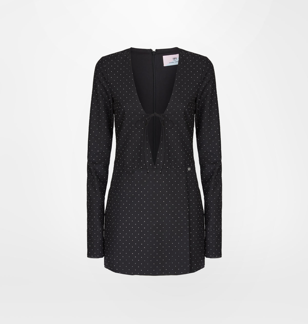 ALLOVER RHINESTONE DRESS