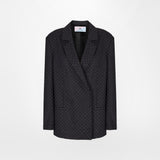 ALLOVER RHINESTONE JACKET