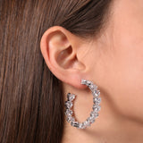 INFINITY LOVE BIG HOOP EARRINGS