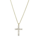 BOLD CROSS PENDANT NECKLACE