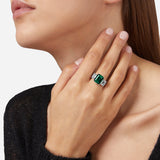 EMERALD TRILOGY RING