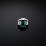 EMERALD TRILOGY RING