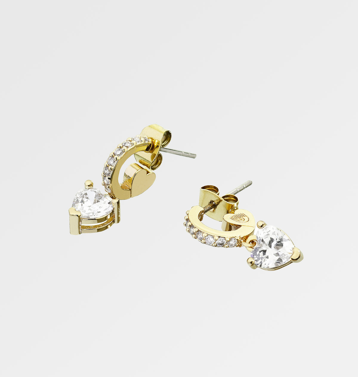 EARRINGS WITH FIRST LOVE PENDANT