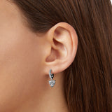 EARRINGS WITH FIRST LOVE PENDANT