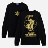 T-SHIRT MANICA LUNGA "CLUB ILLUSI PER SEMPRE"